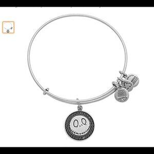 Alex & Ani Silver x Disney Jack Skellington Nightmare Before Christmas bracelet